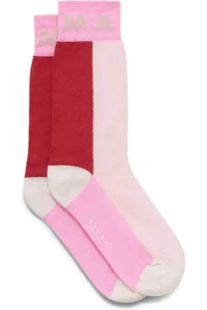 Marni Intarsia-knit logo socks