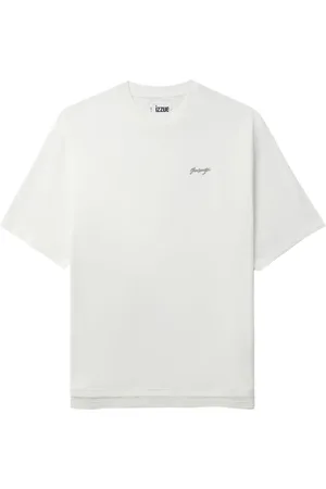 Izzue Logo-plaque cotton T-shirt