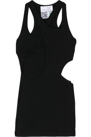 Natasha Zinko Cut-out ribbed minidress