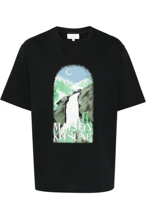 Maison Kitsuné Waterfall oversize T-shirt