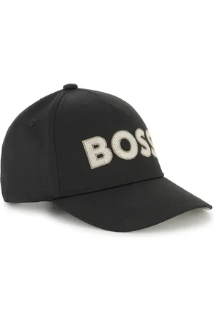 HUGO BOSS Logo-embroidered curved-peak cap