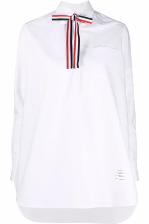 Thom Browne RWB bow-tie blouson shirt