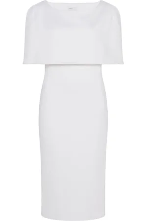 ROSETTA GETTY Fitted cape dress