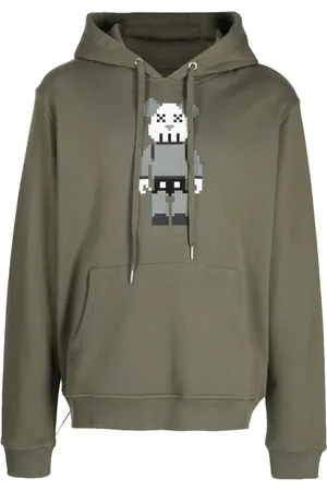 MOSTLY HEARD RARELY SEEN Bear-print cotton hoodie