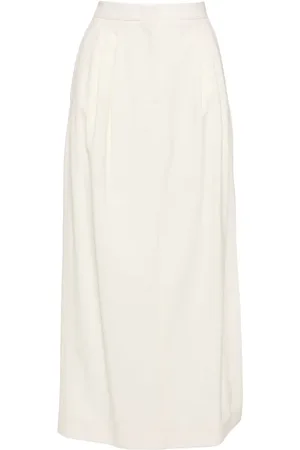 Elie saab Crepe midi skirt
