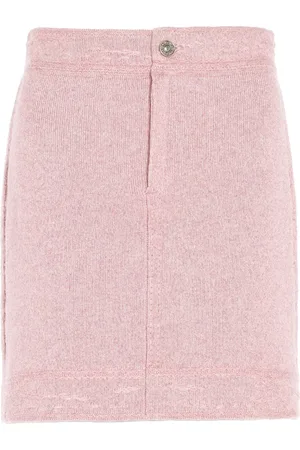 Barrie Contrast-stitch mini skirt