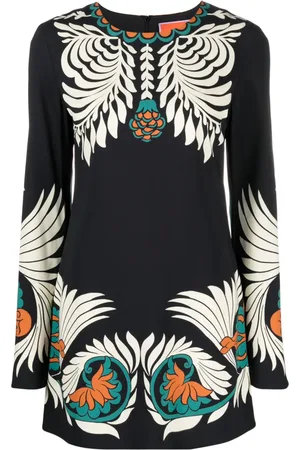 La DoubleJ Mini Supremes-print swing dress