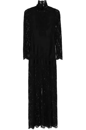 Paco rabanne Floral lace-appliqu?? maxi dress