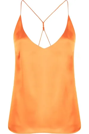 BLANCA Spaghetti-strap satin camisole