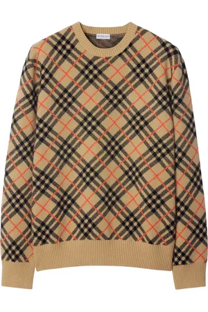 Burberry Check cashmere jumper