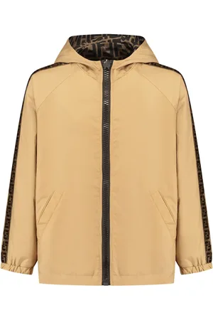 Fendi FF-motif zip-up hoodie