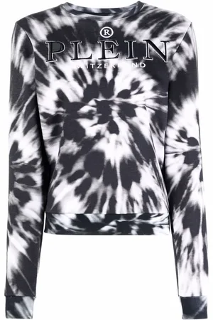 Philipp Plein Logo-embroidered tie-dye sweatshirt