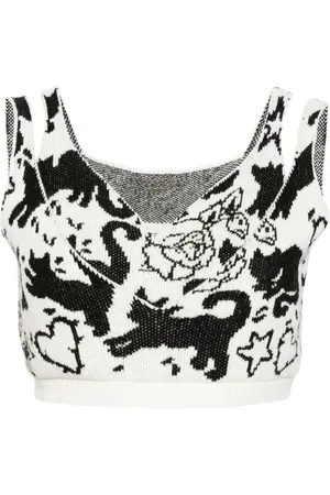 Twin-Set Jacquard top
