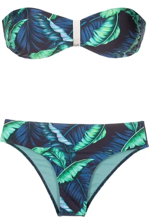 Lygia & Nanny Ester leaf-print bikini