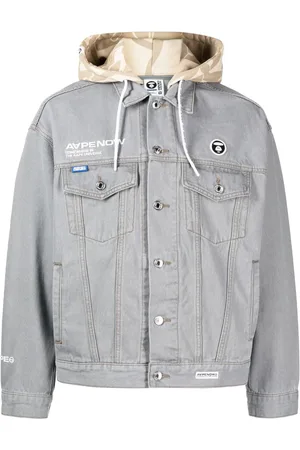 A Bathing Ape Logo-print hooded jacket
