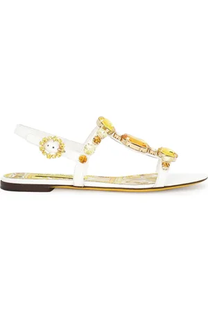 Dolce & Gabbana Bianca leather sandals