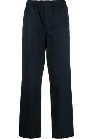 Aspesi Elasticated-waistband straight-leg trousers
