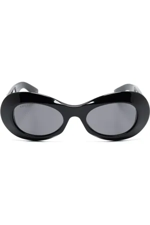 Gucci Interlocking G oval-frame sunglasses
