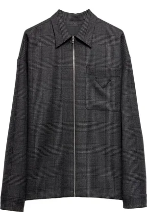 Prada Zip-fastening wool shirt