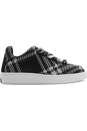 Burberry Check knit box sneakers