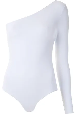 AMIR SLAMA Floral lace insert body