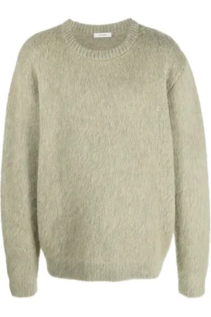 LEMAIRE Crew-neck brushed-effect jumper