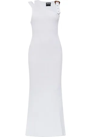 VERSACE Baroque-buckle dress