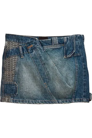 Marc Jacobs Patchwork denim miniskirt