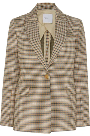 ROSETTA GETTY Check-pattern blazer