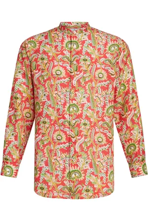 Etro Floral-print button-up shirt
