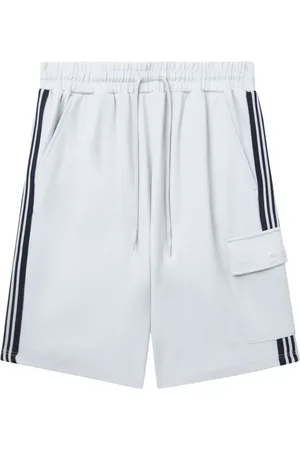 FIVE CM Stripe-detail drawstring shorts