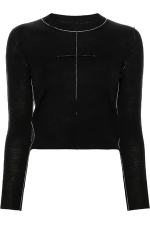 Maison Margiela Contrast-stitching jumper