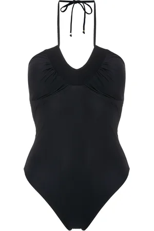 AMIR SLAMA Gathered open back one piece