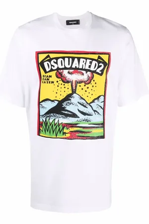 Dsquared2 Graphic-print cotton T-shirt