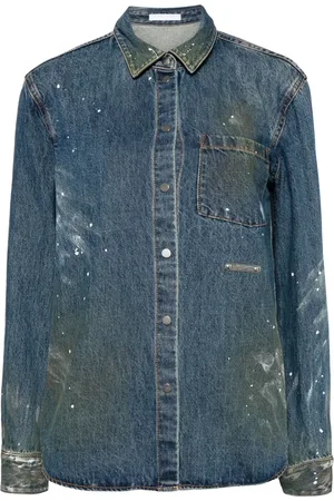 Helmut Lang Painted denim shirt