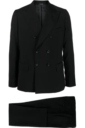 ERALDO Peak-lapel wool double-breasted suit