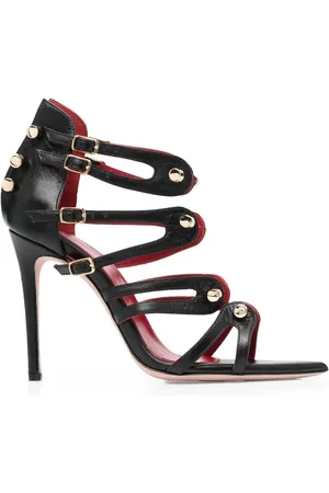 HARDOT 100mm bar-detail strappy sandals