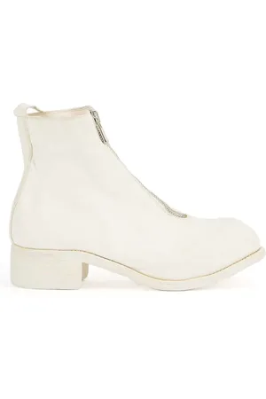GUIDI Front-zip ankle boots