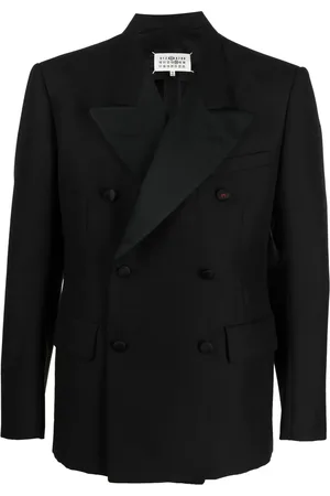 Maison Margiela Double-breasted mohair blazer