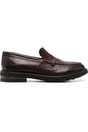 Moma Nairobi penny-slot leather loafers