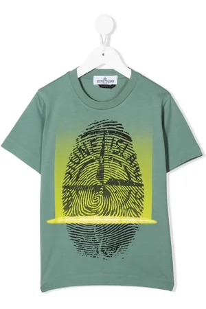 Stone Island Fingerprint logo T-shirt