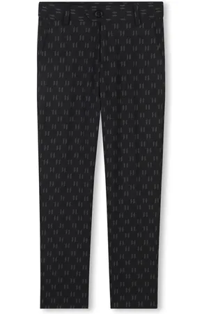 Karl Lagerfeld Monogram-logo ceremony trousers