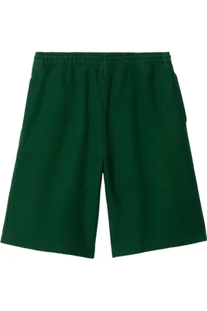Burberry Equestrian Knight-logo cotton shorts