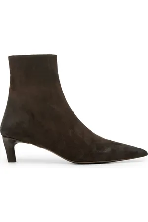 MARSÈLL Pointed-toe suede ankle boots