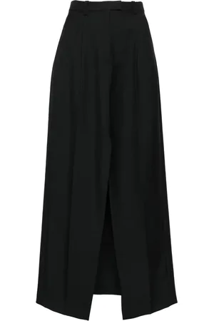 Viktor & Rolf High-waist gabardine long skirt