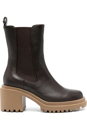 Twin-Set 85mm leather ankle boots