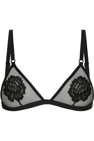 Dolce & Gabbana Floral-motif triangle bra