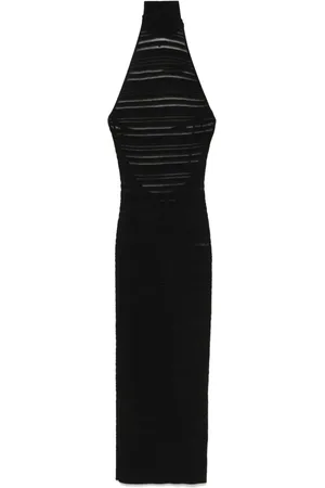 andre damo Ribbed-knit midi dress