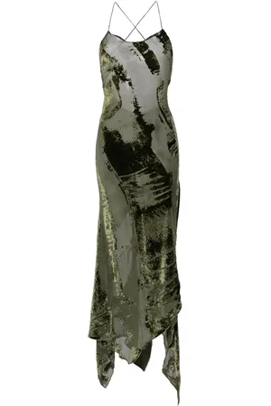 Roberto Cavalli Velvet devor?? maxi dress
