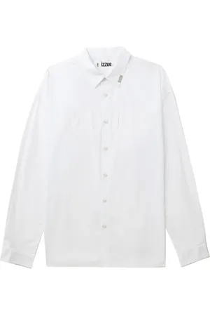 Izzue Appliqu??-detailing cotton shirt